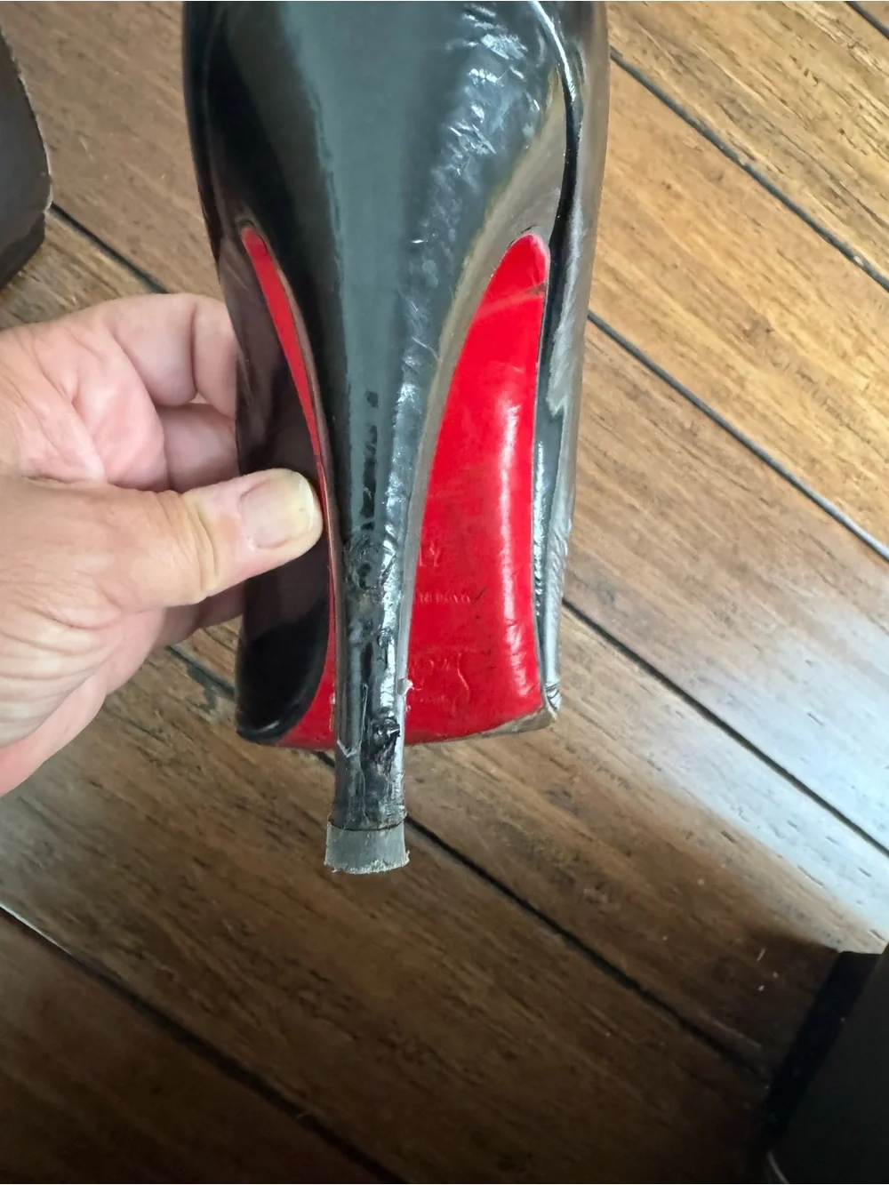 Christian Louboutin Black bells size 10.5 women’s